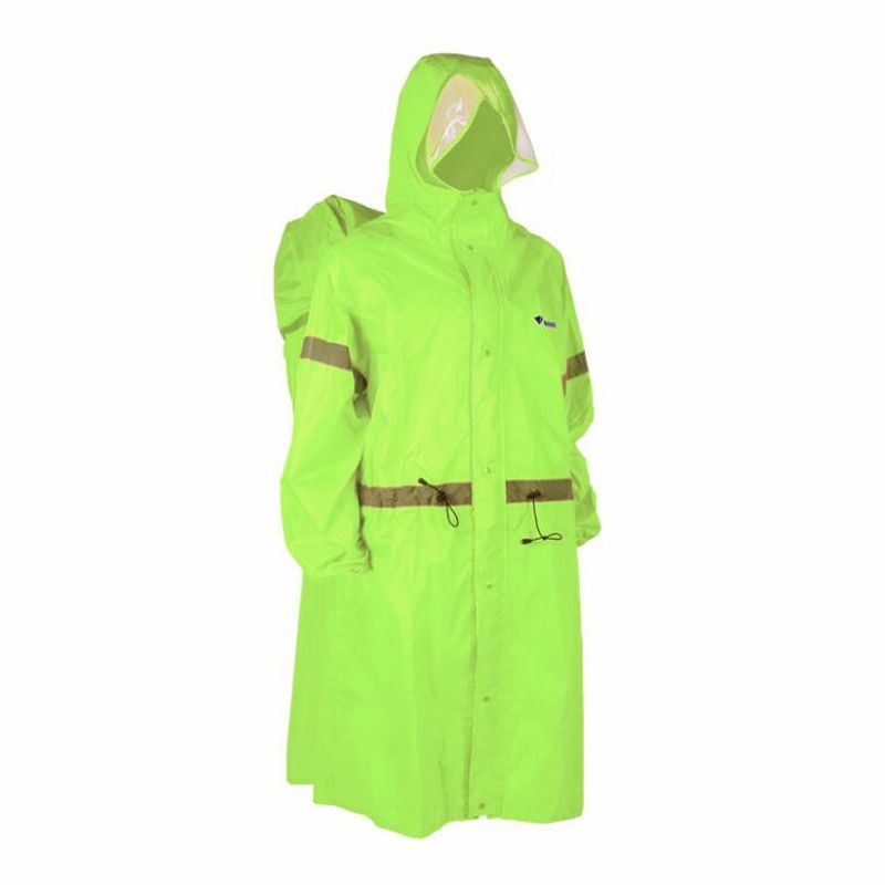 Uni Reflective Outdoor Backpack Raincoat Rain Cover One-piece Rain Poncho Cape Jacket For Hiking Camping Cycling