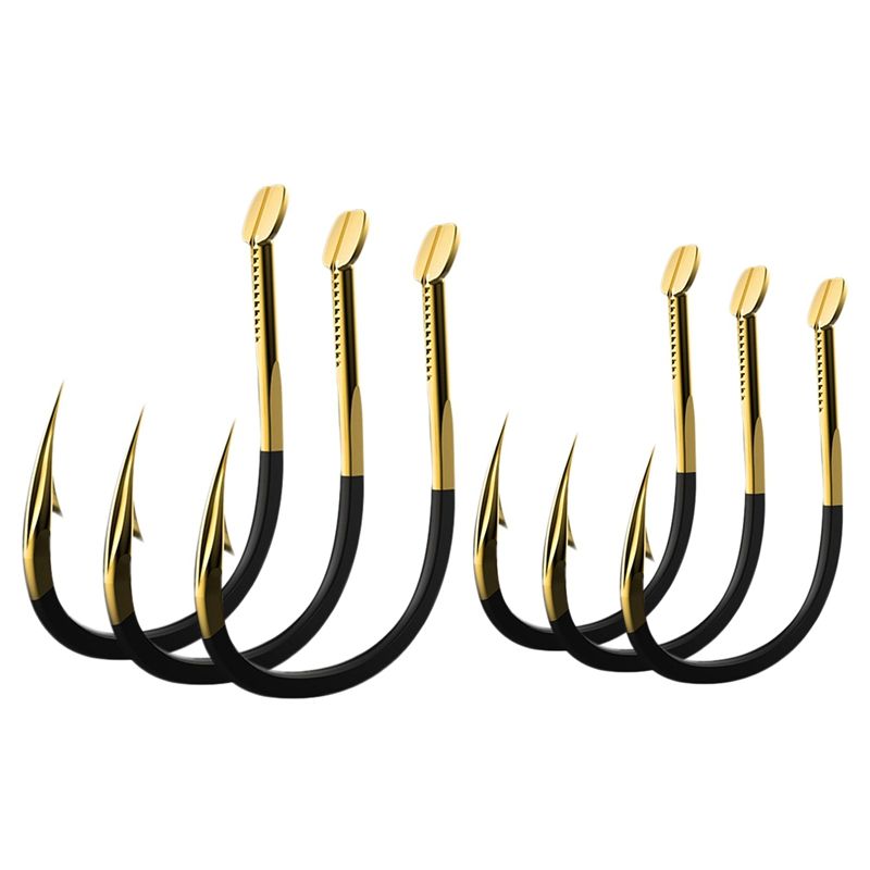 40Pcs Fishing Hooks Fishing Tackle Durable Fishhooks Carp Barbed Hook Ocean River Lake, 20Pcs Size No.10 & 20Pcs Size No.2
