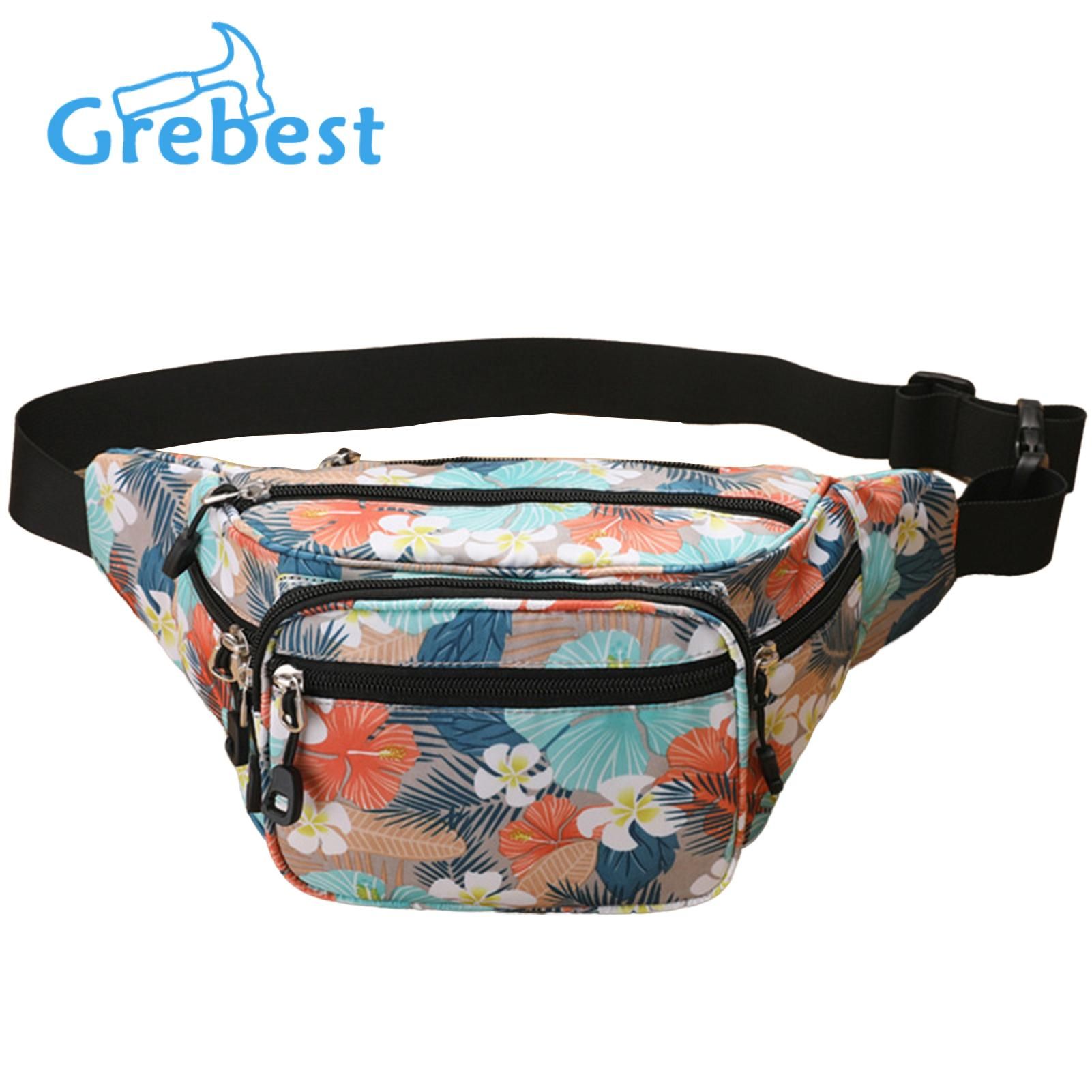 Grebest Waist Bag Washable Women Fanny Pack Shoulder Purse Belt Bag
