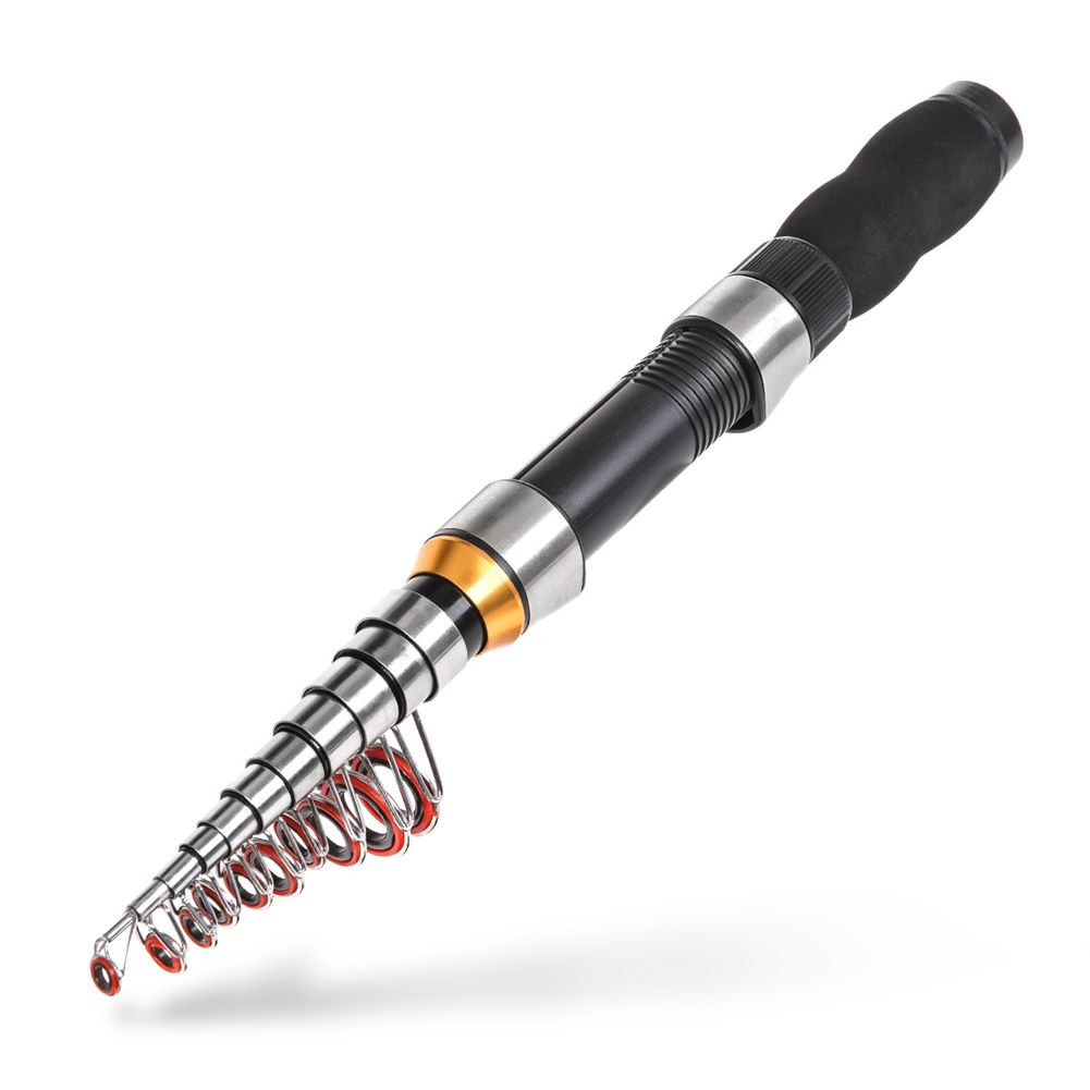 LEO Carbon Fiber Super Hard Fishing Spinning Rod 1.5m-2.4m Rock Sea Cast Fishing Rod Telescopic Carbon Feed Rod Fish Tools Geartronic