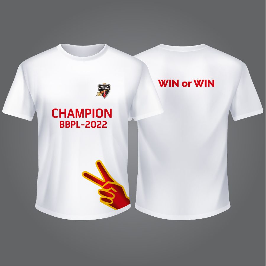 Cumilla Victorians Champion Jersey, BBPL-2022 Jersey, WIN or WIN Jersey