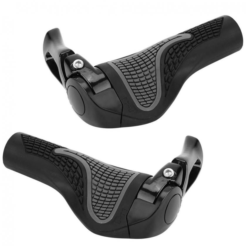 1 Pair Bicycle Grips Mountain Bike Handlebar Bar End Grip Shock Absorption Cycling Hand Rest Parts
