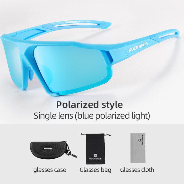 ROCKBROS Photochromic Cycling Glasses Bicycle Glasses Sports Men's Sunglasses MTB Road Bike Eyewear Protection Goggles 3 Colors