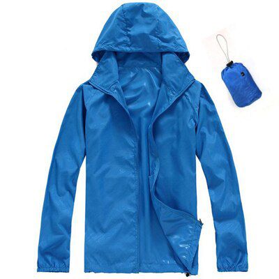 Men Women Quick dry Hiking Jackets Outdoor Sport Skin Dust Coat Thin Waterproof UV Protection Camping Coats Asian 3XL RW011