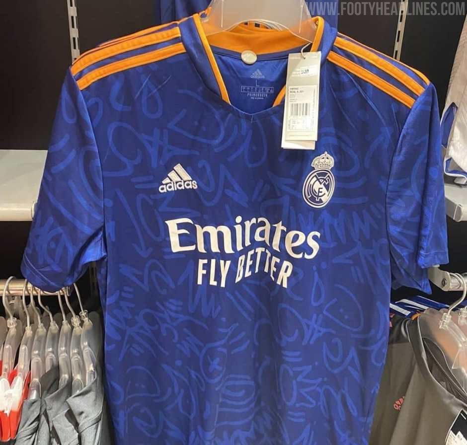 Real Madrid Away Kit 2021/22 Premium Thai Jersey For Men