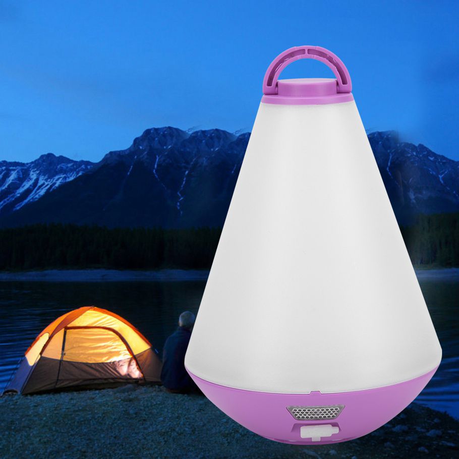 Purple Light-Wave Mosquito Repellent Lamp LED Outdoor Camping ulated Flame Atmosphere Light
