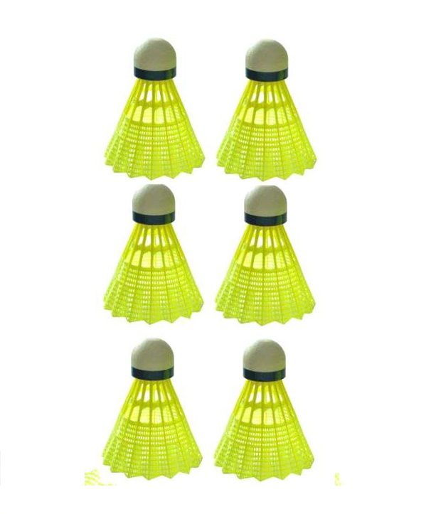 6 Pc  Badminton Plastic Cork