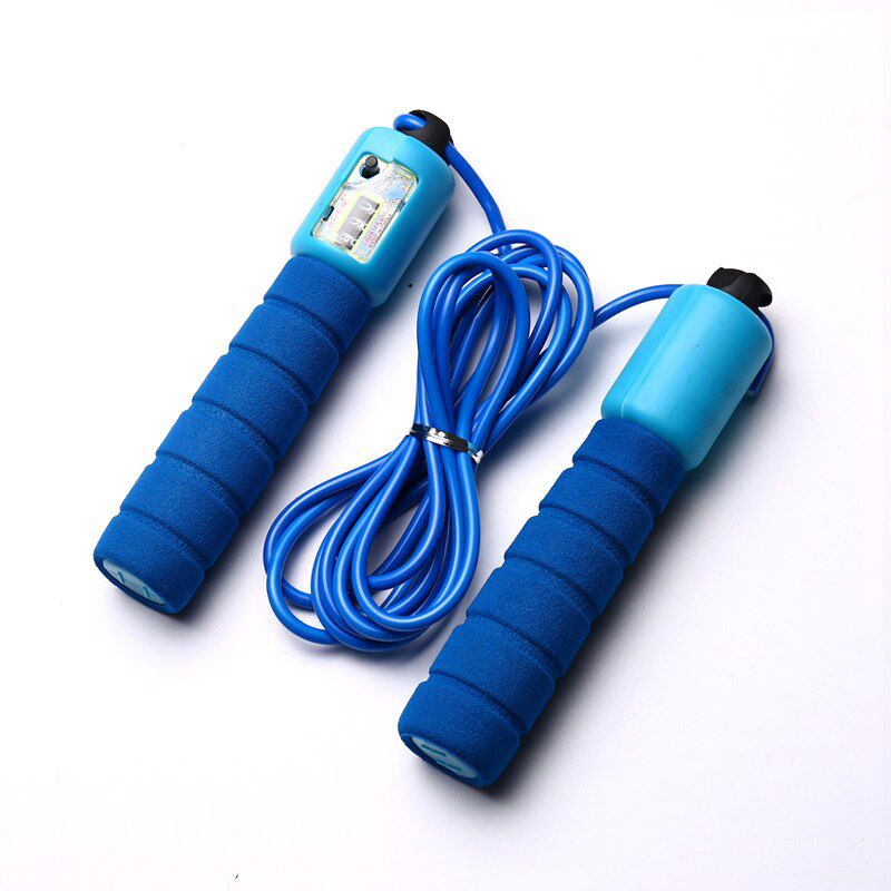 Electric Counting Skipping Rope Sports Fitness 4 Color Adjustable Fast Speed Counting Jump Skip Rope with Counter Skipping Wire