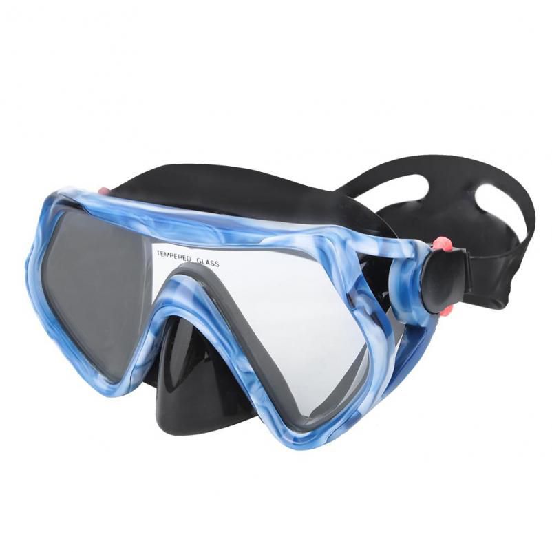 Adult Anti-fog Snorkeling Scuba Diving Mask T ed Glasses Lens Swimming l Equipment