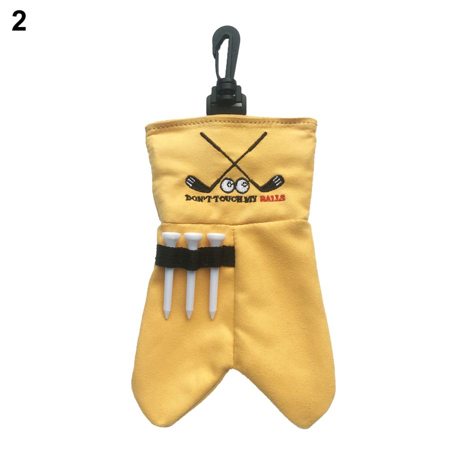 Golf Tee Pouch Delicate Corrosion Resistant Golf Ball Bag