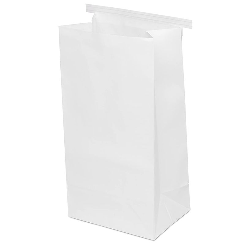 50 Pcs Vomit Bags White Throw Up Sick Bags for Motion Morning Sickness and Hangovers Travel Disposable Paper Puke Bag