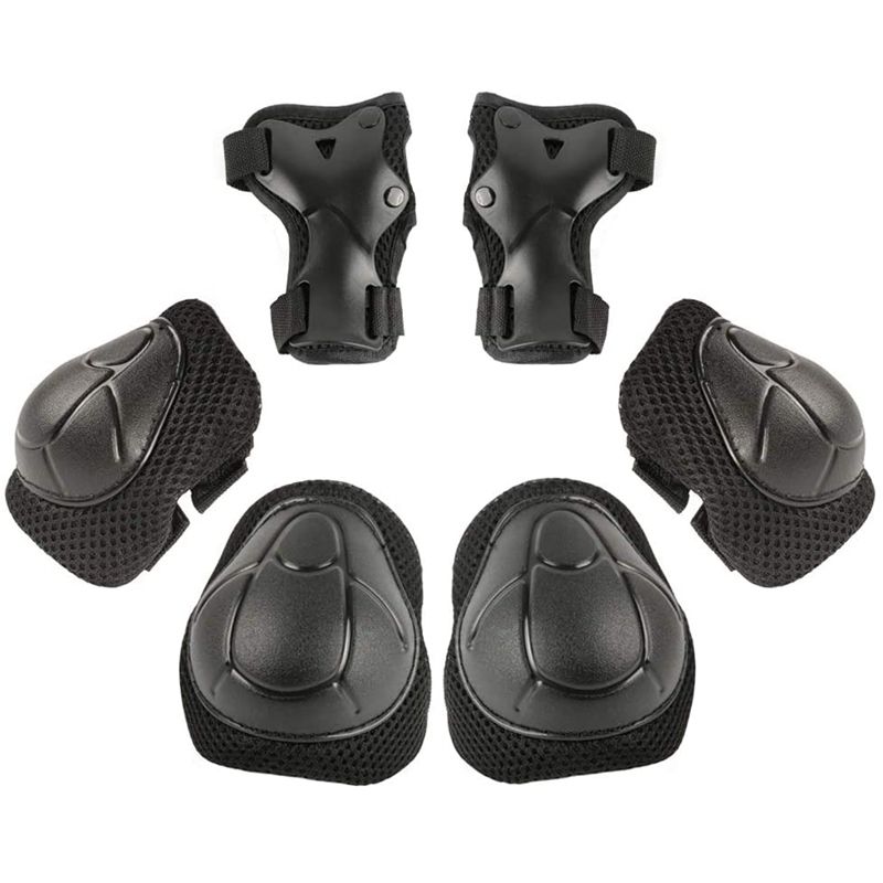 6Pcs Protective Gears Set Kids 3-7, Knee Elbow Pads Wrist Guards Child Safety Protector Kit for Cycling Bike Skating
