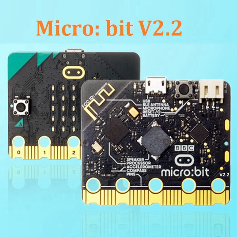 BBC Micro:Bit V2.2 GO Kit Built-In Speaker Microphone Touch Sensitive