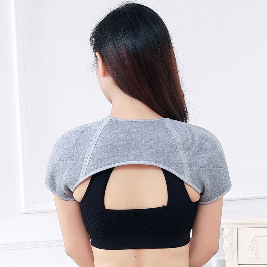 MA Breathable Shoulder Support Bamboo Charcoal Fiber Warm Shoulder Posture
