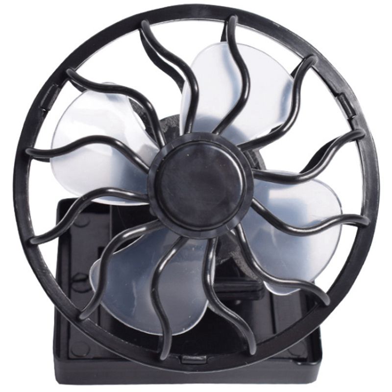 2X Solar Fan Clip Cap Fan with Clip Solar Small Fan Electric Fan Outdoor Portable Fan