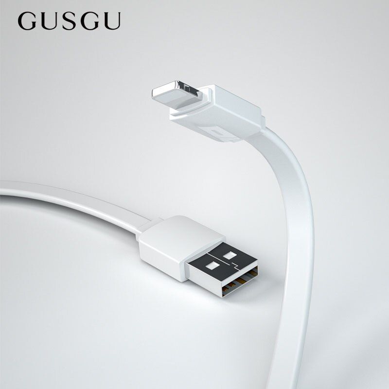 GUSGU 5V Fast Charging USB Charger Cable for iPhone X 8 8 Plus Mobile Phone Lighting Cable For iPhone 6 6S 5 5S SE Data Cord