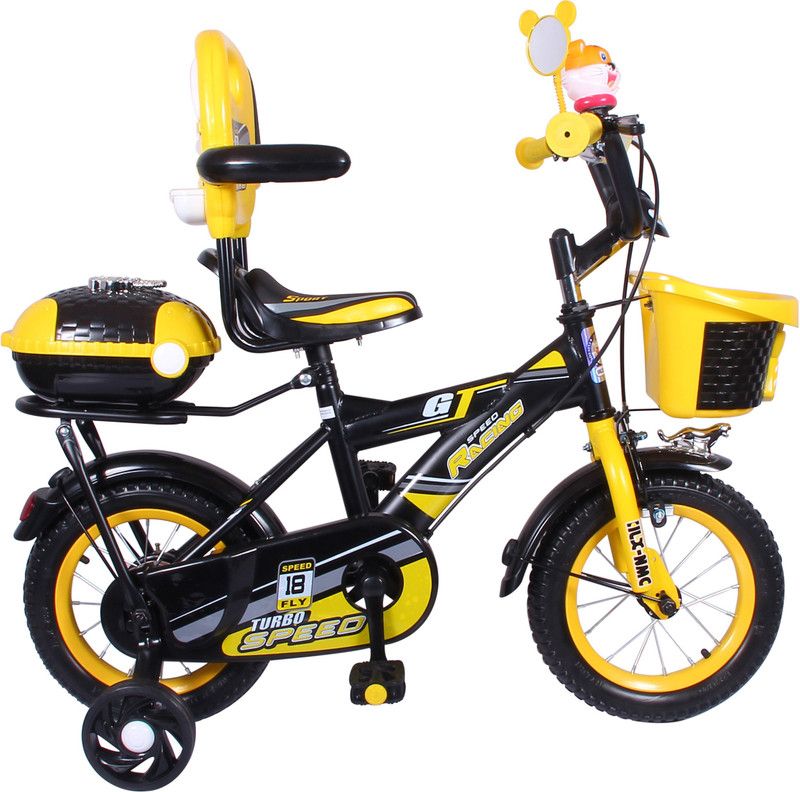 HLX-NMC KIDS BICYCLE 16 BOWTIE YELLOW/BLACK 16 T Recreation Cycle  (Single Speed, Black, Yellow)