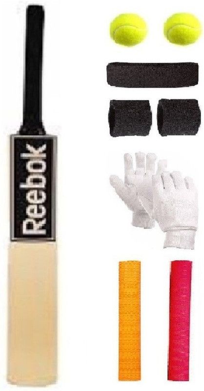 Sretail Black Popular WillowCricket Bat Full Size Combo (Kit of 6 Items) Cricket Kit