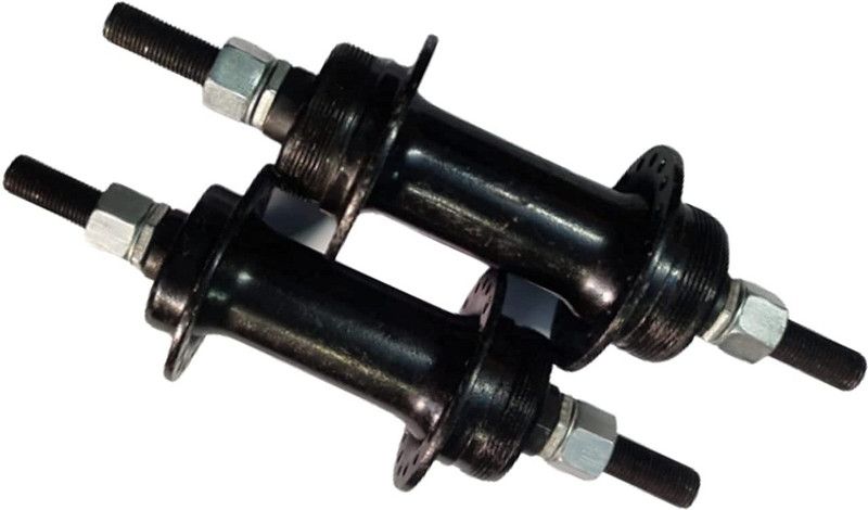 TOPGADGETS Alloy 36 Spoke Hole Front and Rear Threaded Hub Combo - Black Bicycle Brake Disk  (160 mm)
