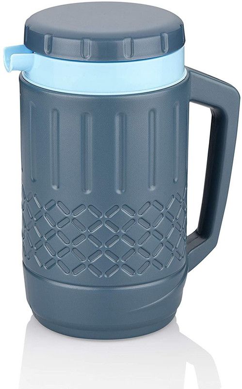 GAJANAND ENTERPRISES THERMO TUFF INSULATED JUG 1000 ML HOT & COLD JUG BLUE INSULATED JUG  (Blue, 1 L)