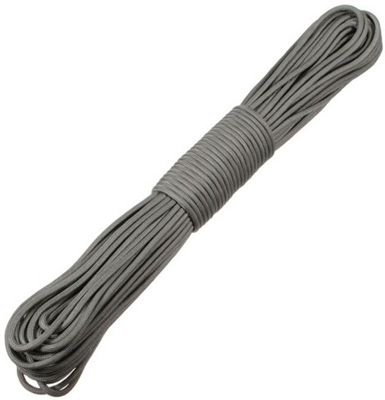 Futaba 100ft 7 Strand 550 Survival Paracord - Grey Grey  (Length: 30 m, Diameter: 30 mm)