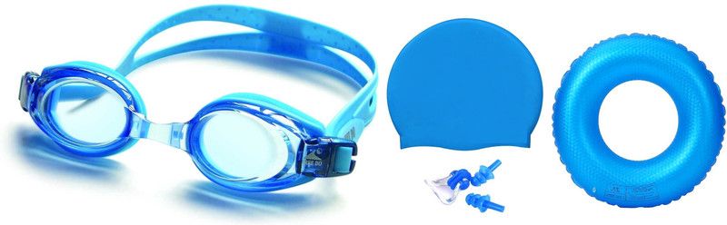 VENOM COLOR GOGGLES, CAP WITH EAR, NOSE PLUG & 50 CENTIMER TUBE Swimming Kit