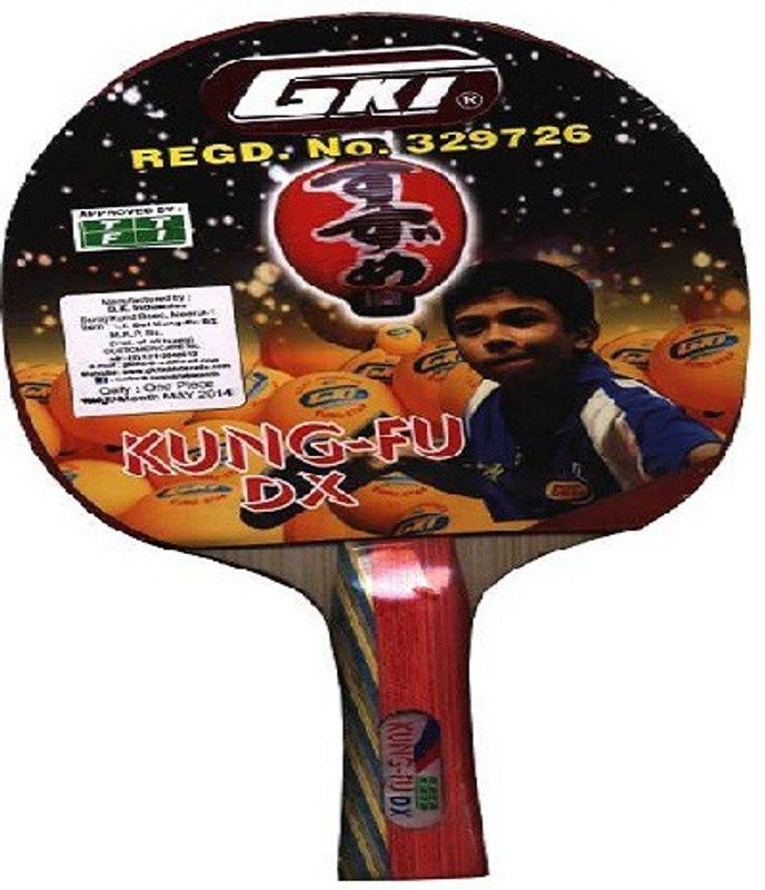 GKI Kung FU DX Black Table Tennis Racquet  (Pack of: 1, 86 g)