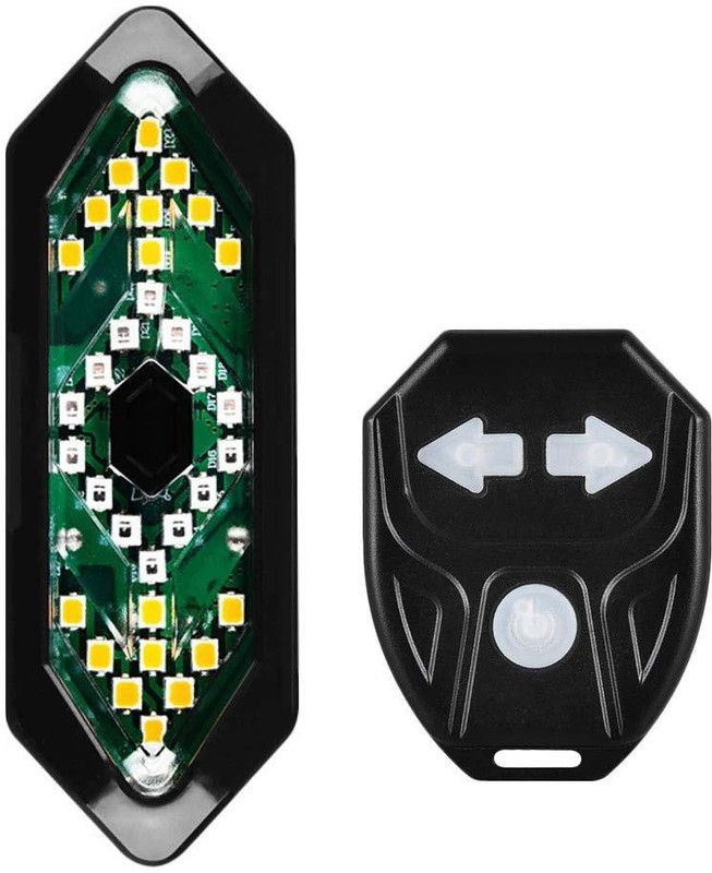 Udee Remote Control Bicycle Turn Signals Light with Beep Sound 32 Led LED Rear Break Light  (Black)