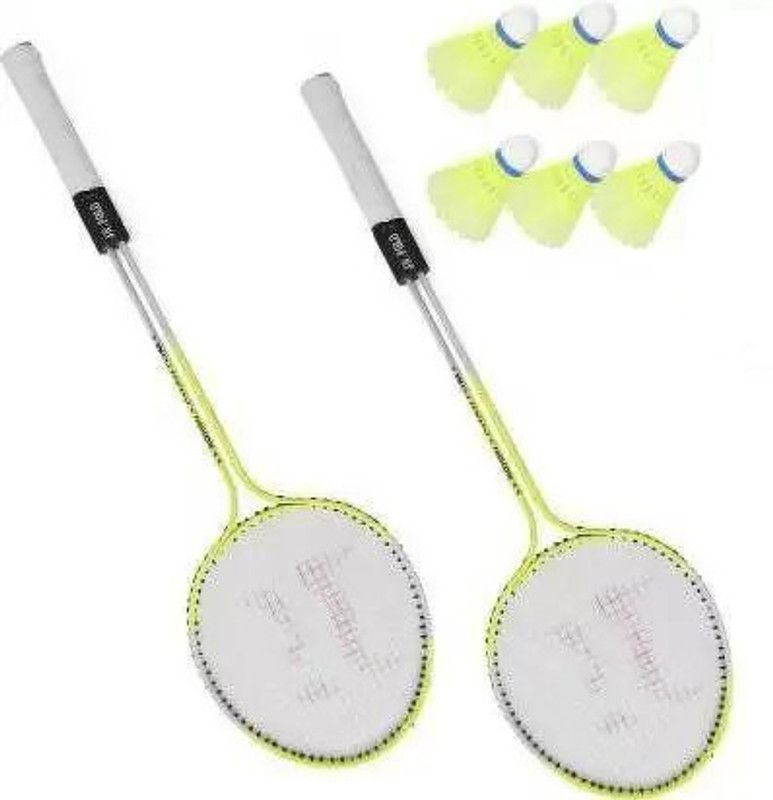 Saiandsons Badmintion set with 6_pc shuttle cocj Badminton Kit