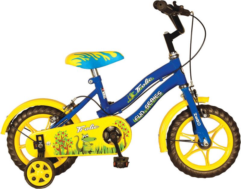 HERO Frolic 12 T Recreation Cycle  (Single Speed, Blue, Yellow)