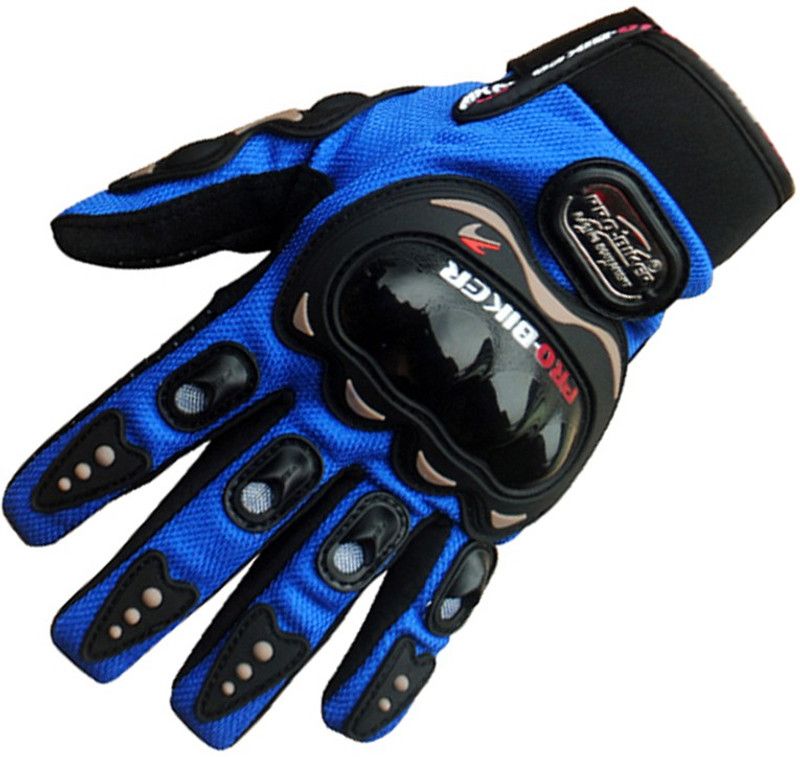 meenu arts PRO-BIKER-Blu-M-XL-2 Cycling Gloves  (Blue)