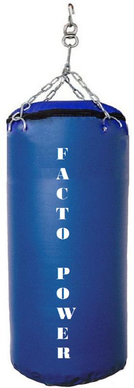 FACTO POWER 8.0 Feet Long, SRF - STANDARD Material, Blue Color, Unfilled with Hanging Chain Hanging Bag  (8.0, 96 kg)