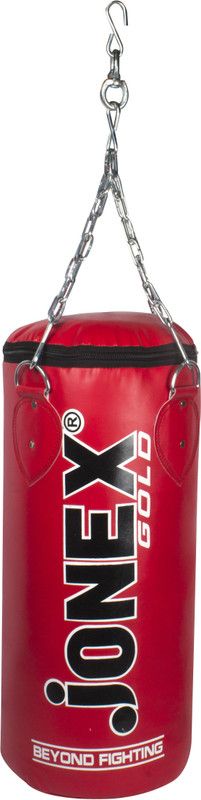 JONEX PUNCHING BAG (UNFILLED) GOLD 2FT (24") RED Hanging Bag  (S, 24 kg)
