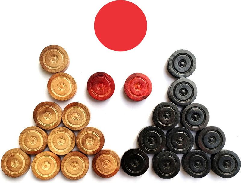 NEIL F02 Carrom Pawns  (Pack of 24)