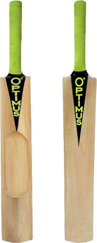Optimus ® Cricket Scoop Bat Kashmir Willow Full Size For Tennis Ball-No Leather Ball D Kashmir Willow Cricket Bat  (900-950)