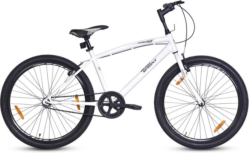 HERO Sprint Squad 26T 26 T Mountain Cycle  (Single Speed, White)