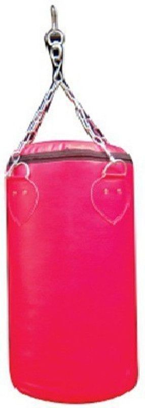 FACTO POWER 2.5 Feet Length RED Color Unfilled Synthetic Leather Hanging Bag  (Heavy, 1 kg)