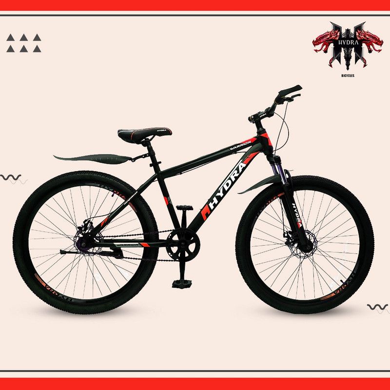 Hydra MOUNTAIN BIKE 26 T Mountain Cycle  (Single Speed, Black, Red)