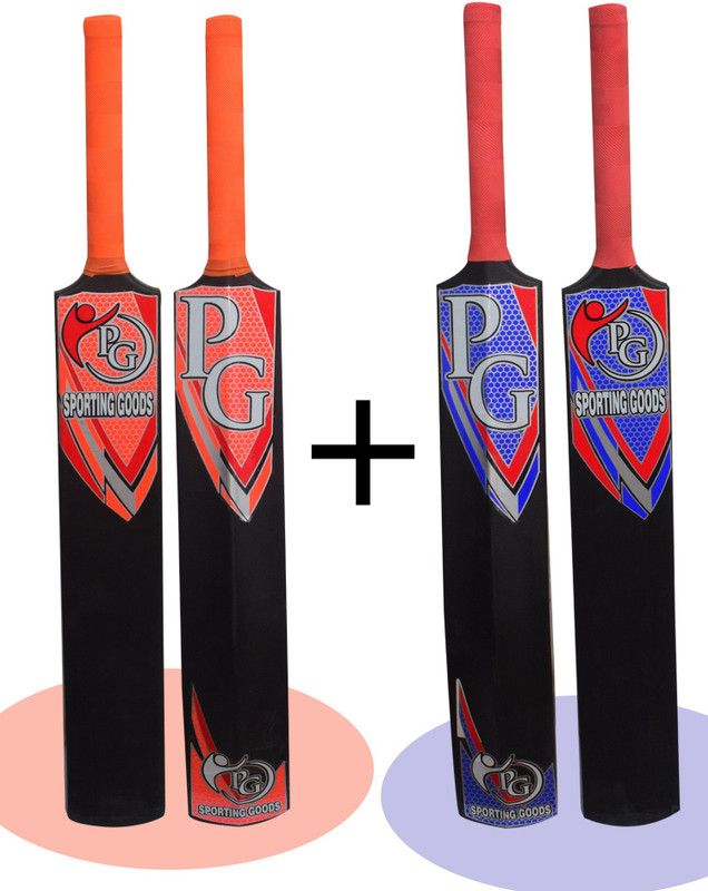 PGSG Full Size Bat No-8 Pvc/Hard Plastic Cricket Bat , Pack of 2 Pc Plastic Bat PVC/Plastic Cricket Bat  (1.5 kg)