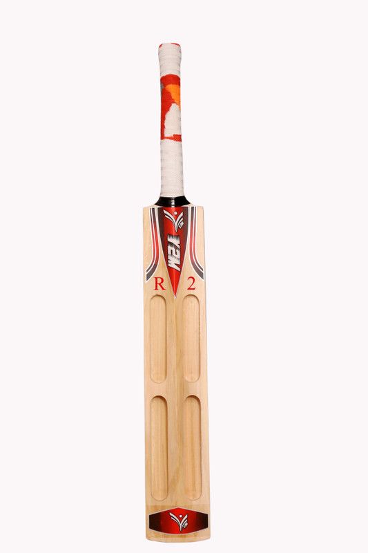 Y2M Superb Quality 4 Capsule Scoop Bat , Design Bat For Tennis ball R-2 Poplar Willow Cricket Bat  (900-990 g)