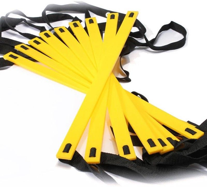 L'AVENIR SPORTS & FITNESS 4Meter / 9Rungs Speed / Agility Ladder (With Carry Bag) for Fitness, Sports, Training, Quickness Training Faster Footwork & better Movement Skills Speed Ladder  (Multicolor)
