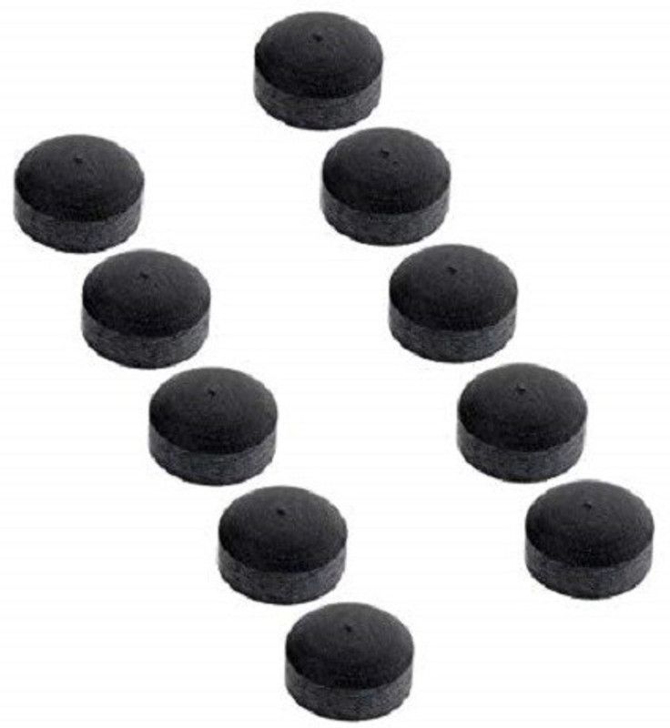 JBB Black Cue Tip 9 mm 10 Pcs JBBBCT9MM Pool, Snooker Cue Stick  (Microfibre)