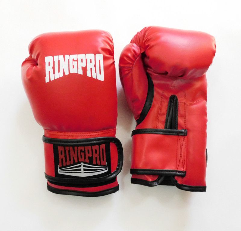 RINGPRO School Traditional Cotton Filled Boxing Gloves Boxing Gloves (Red) Boxing Gloves  (Red)