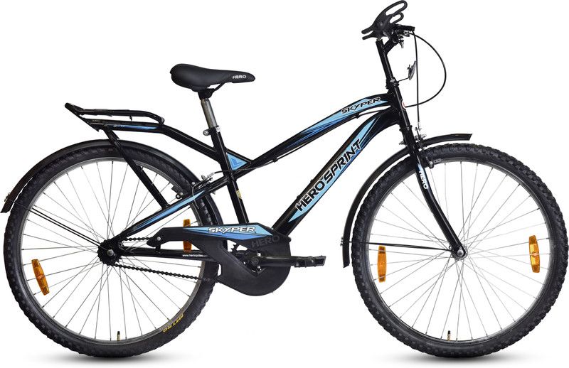 HERO Skyper 26T 26 T Mountain/Hardtail Cycle  (Single Speed, Black)