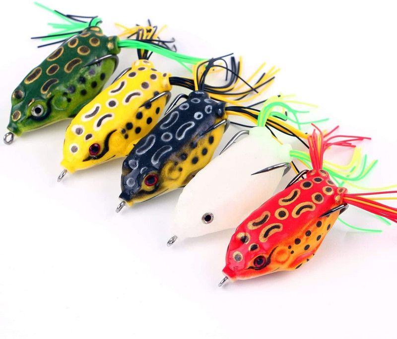 Vinayakart Jigs Plastic Fishing Lure  (Pack of 5)