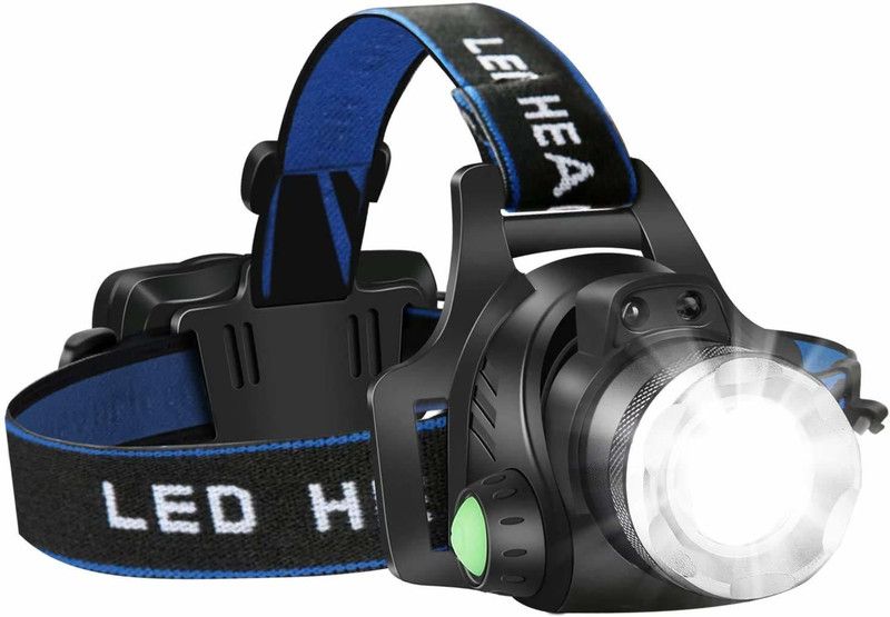 TOTAM Headlamp Light | Rechargeable Head Torch | Hands Free Head Flashlight LED Lmap LED Front Light  (Multicolor)