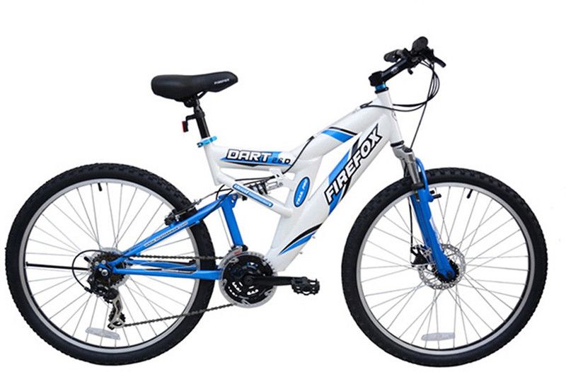 FIREFOX Bicycle 26 (Model - Dart 2.6, 6S, Blu/Wht) 26 T Mountain Cycle  (6 Gear, White, Blue)