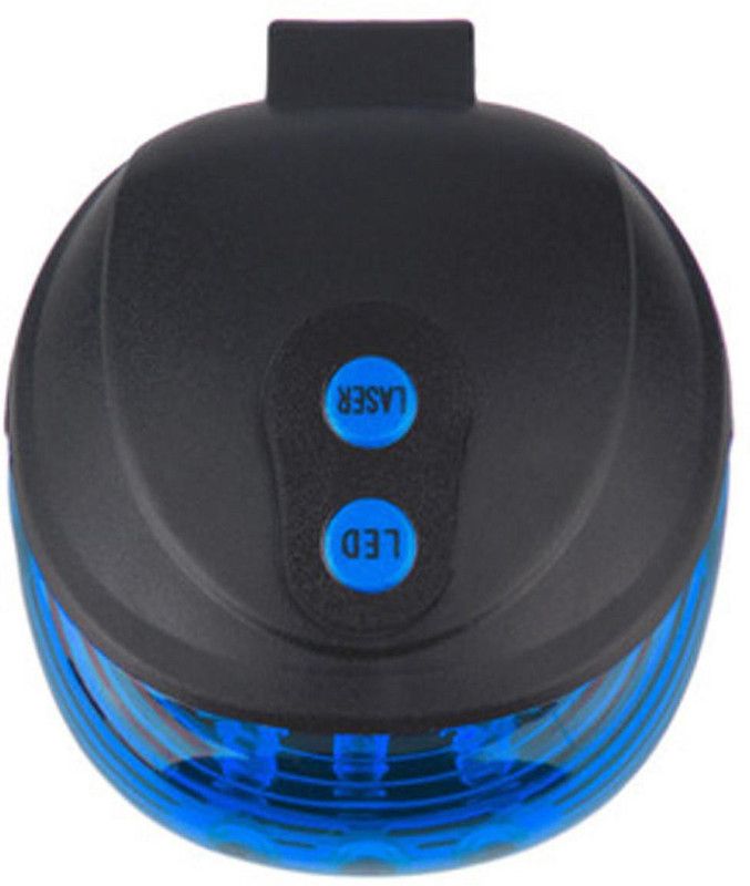 Nema 2 Laser Bicycle Tail Warning Lamp - Blue Incandescent Spot Light  (Black, Blue)