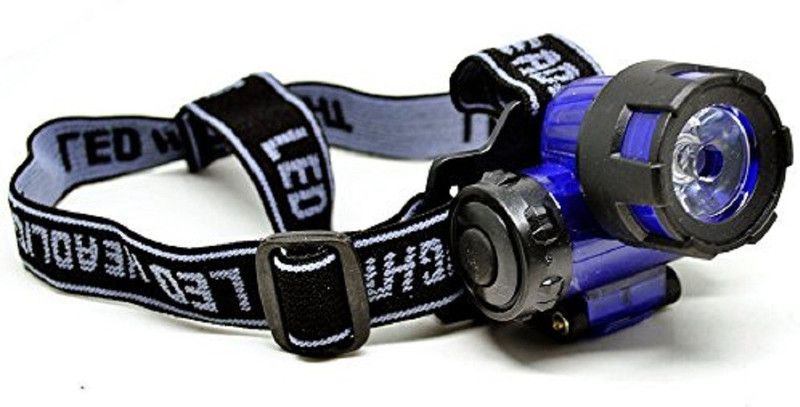 SEAHAVEN LED High Power Zoom Headlamp Camping Night Head Light Torch LED \(Blue) LED Headlamp  (Blue)