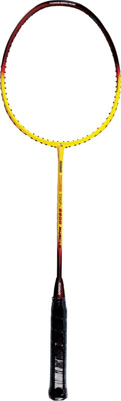 ASHAWAY TMP 6800 Yellow, Red Unstrung Badminton Racquet  (Pack of: 1, 84 g)